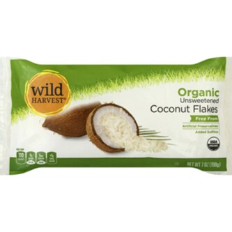 Wild Harvest Organic Coconut Flakes, Unsweetened
