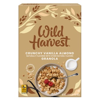 Wild Harvest Granola, Crunchy Vanilla Almond