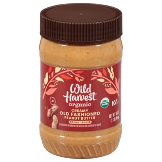 Wild Harvest Organic Creamy Old Fashioned Peanut Butter