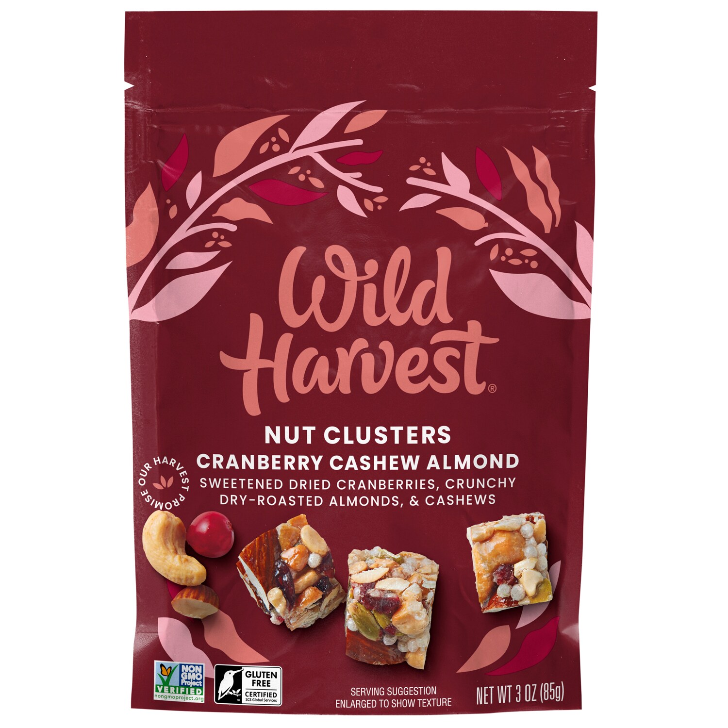 Wild Harvest Nut Clusters, Cranberry Cashew Almond