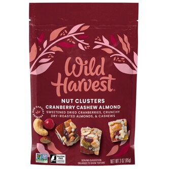 Wild Harvest Nut Clusters, Cranberry Cashew Almond