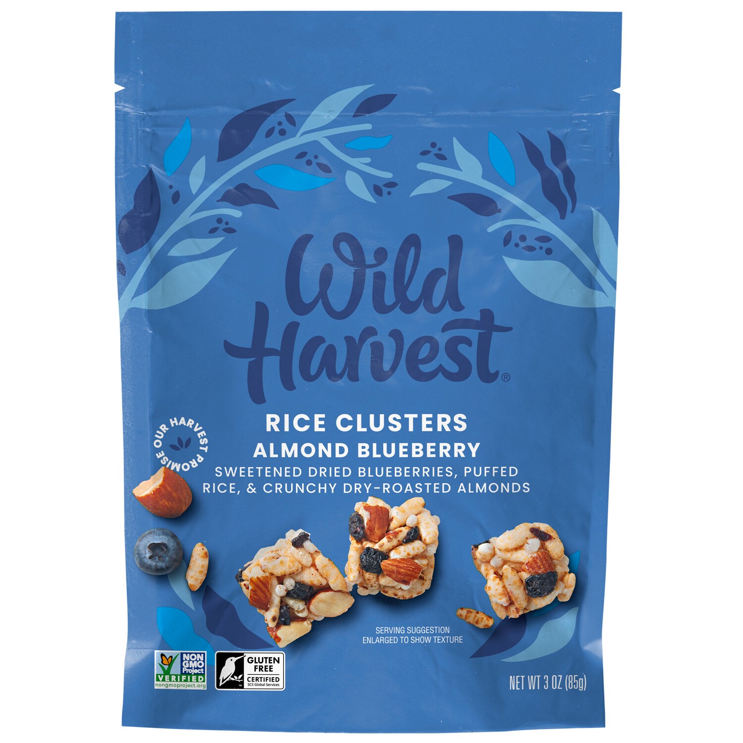Wild Harvest Rice Clusters, Almond Blueberry