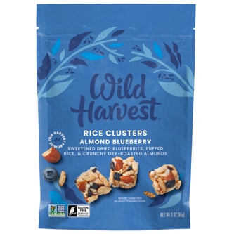 Wild Harvest Rice Clusters, Almond Blueberry