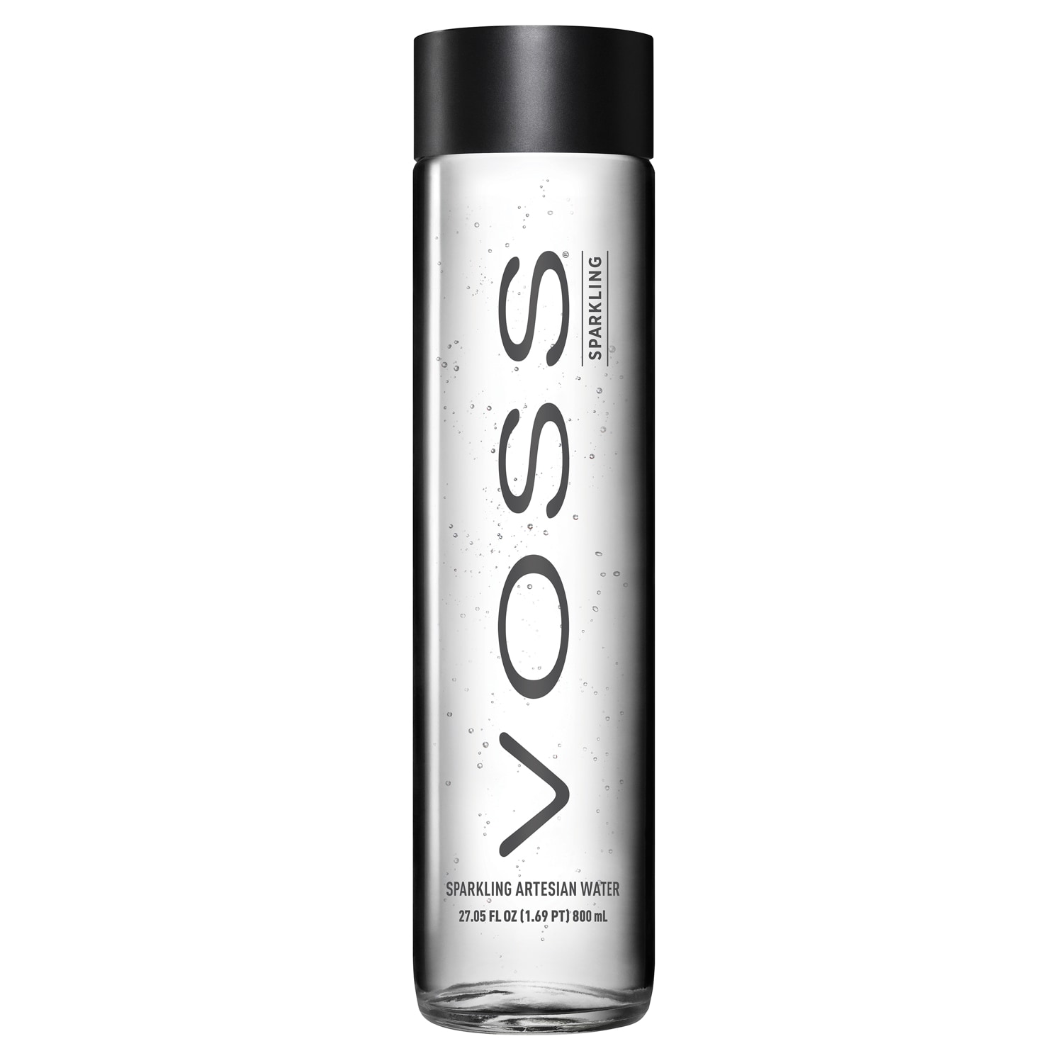 Voss Sparkling Water, Glass Bottle