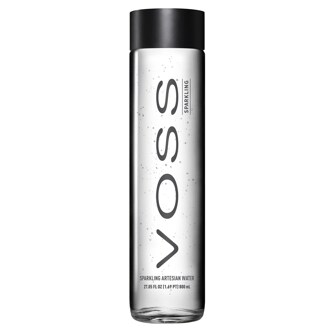 Voss Sparkling Water, Glass Bottle