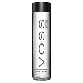 Voss Sparkling Water, Glass Bottle