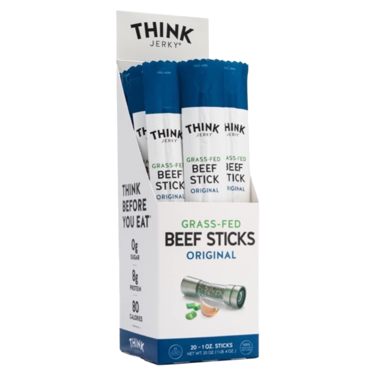 Think Jerky Grass-Fed Beef Sticks, Original