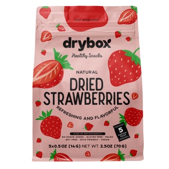Drybox Natural Dried, Strawberries
