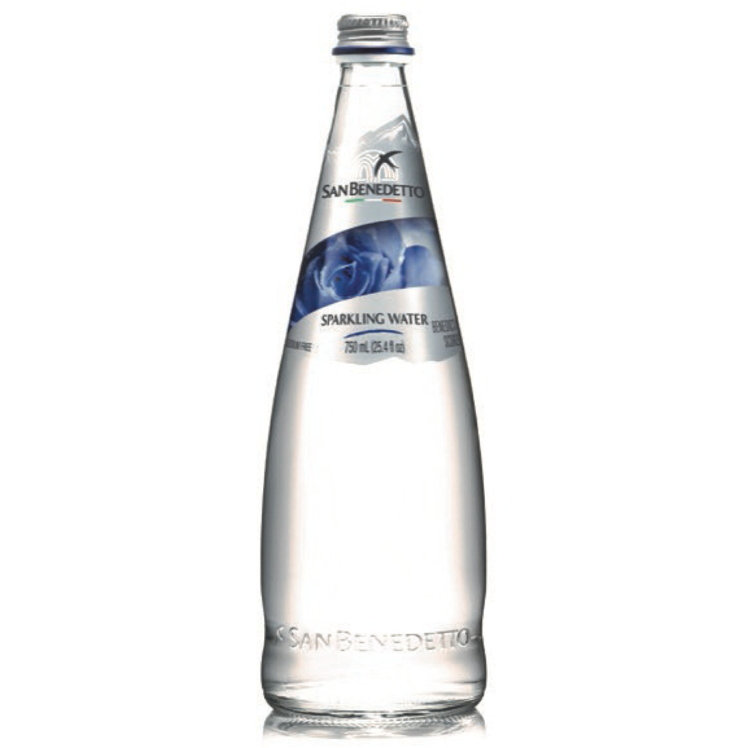 San Benedetto Sparkling Mineral Water, Glass Bottle