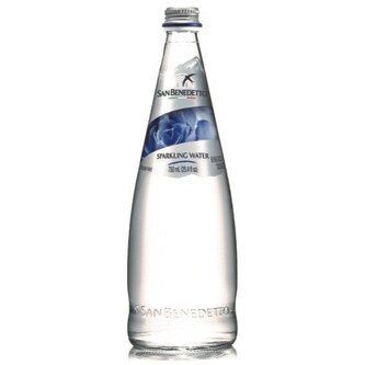 San Benedetto Sparkling Mineral Water, Glass Bottle