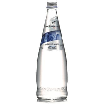 San Benedetto Sparkling Mineral Water, Glass Bottle
