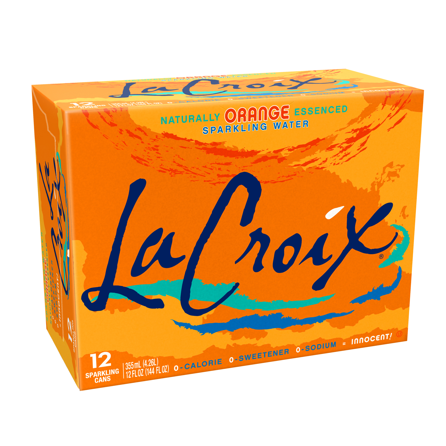 Lacroix Sparkling Water, Orange, Cans