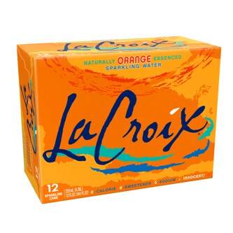 Lacroix Sparkling Water, Orange, Cans