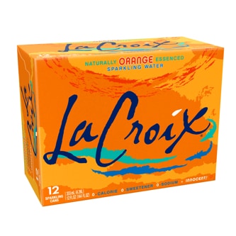 Lacroix Sparkling Water, Orange, Cans