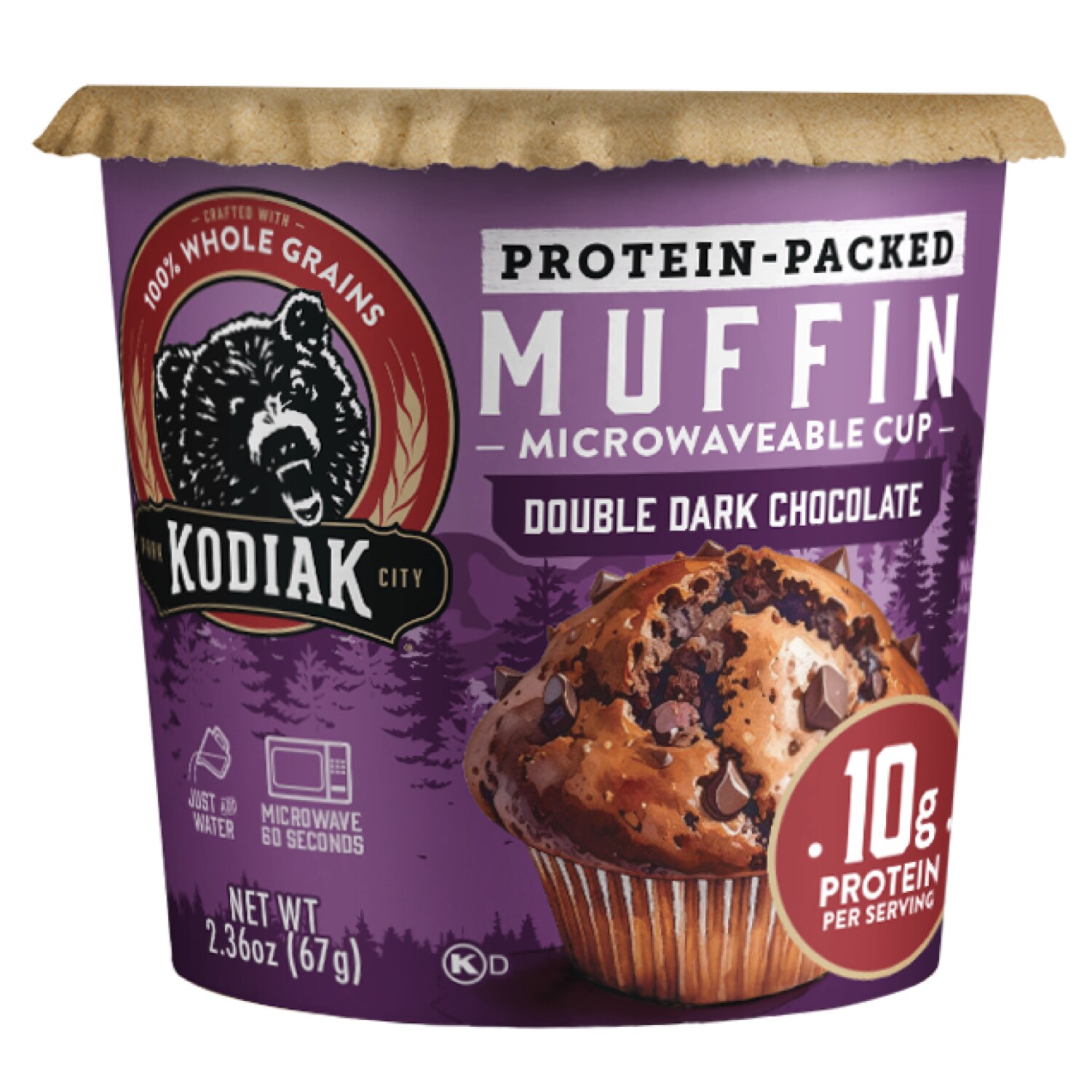 Kodiak Muffin, Double Dark Chocolate 