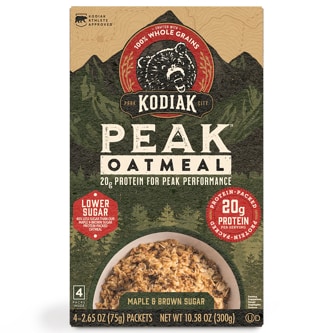 Kodiak Peak Oatmeal, Maple & Brown Sugar