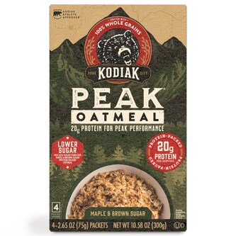 Kodiak Peak Oatmeal, Maple & Brown Sugar