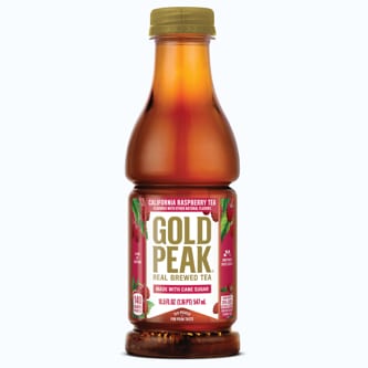 Gold Peak Brewed Tea, Raspberry, Plastic Bottle