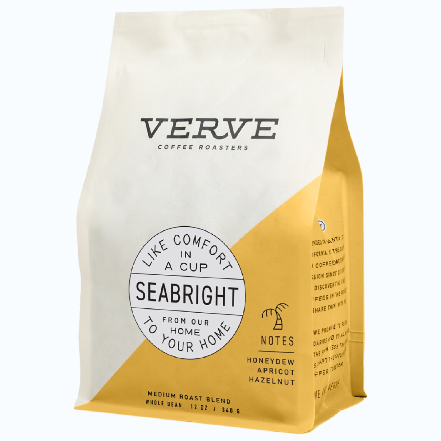 Verve Coffee Roasters, Whole Bean, Seabright Medium Roast Blend