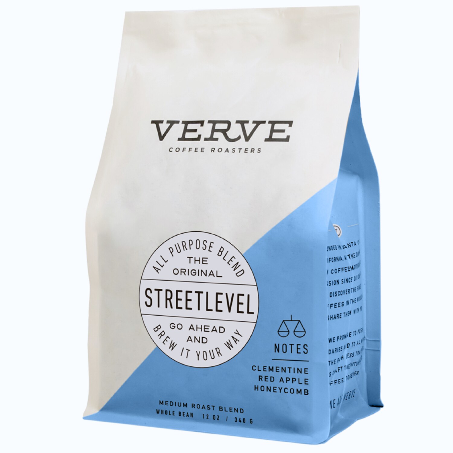 Verve Coffee Roasters, Whole Bean, Streetlevel, Medium Roast Blend