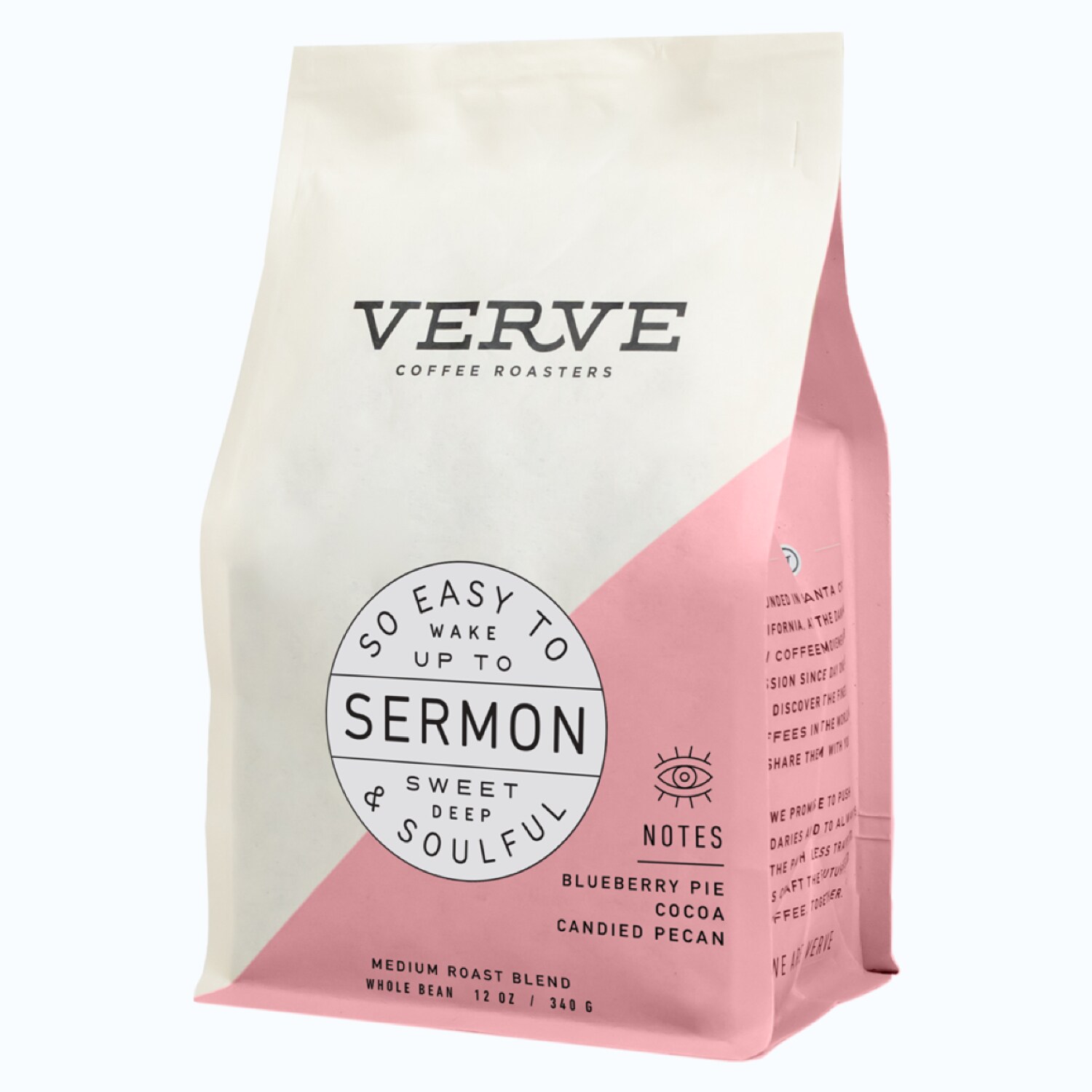 Verve Coffee Roasters, Whole Bean, Sermon Medium Roast Blend