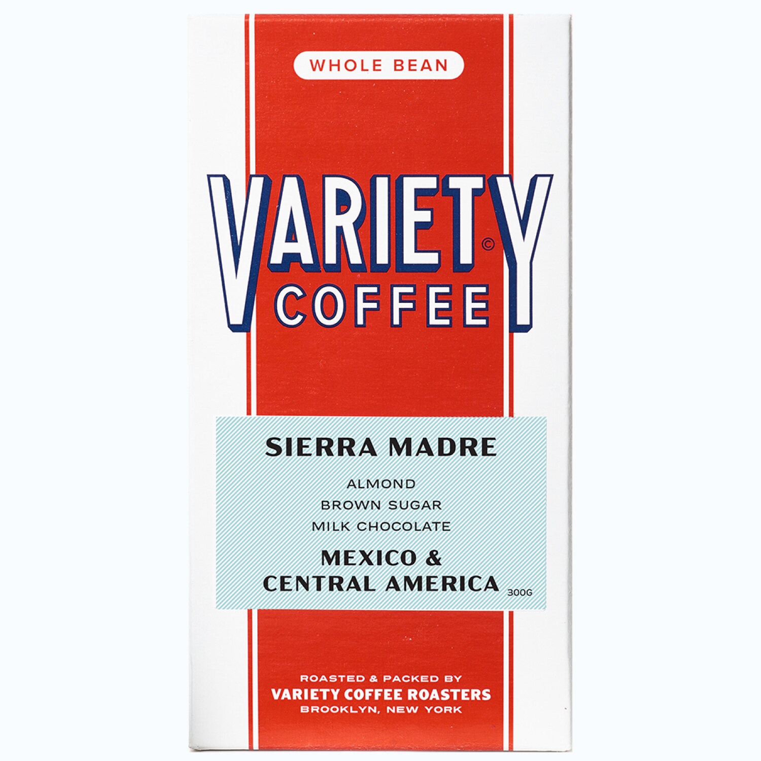 Variety Coffee Roasters, Whole Bean, Organic, Sierra Madre Blend