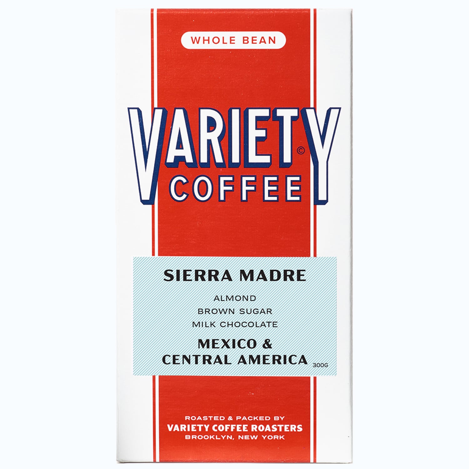 Variety Coffee Roasters, Whole Bean, Organic, Sierra Madre Blend
