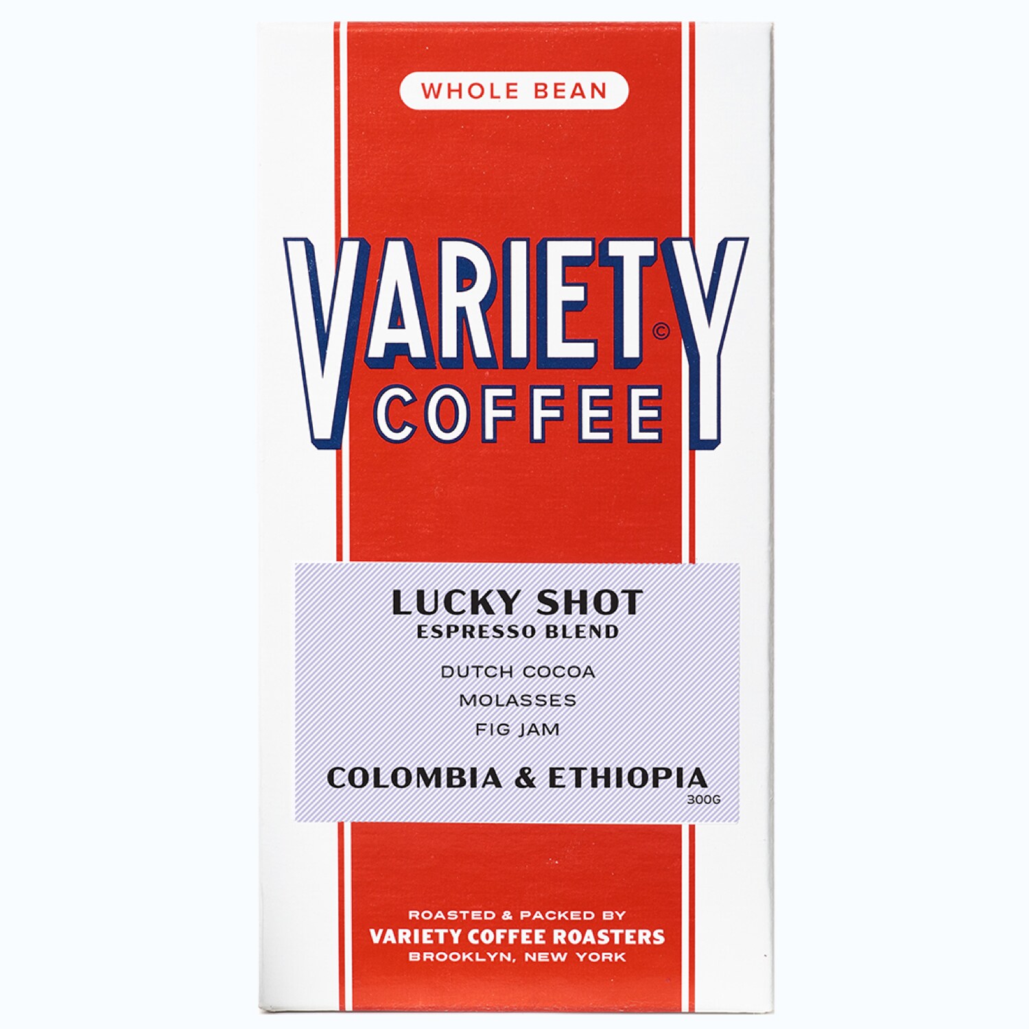 Variety Coffee Roasters, Whole Bean, Lucky Shot Blend