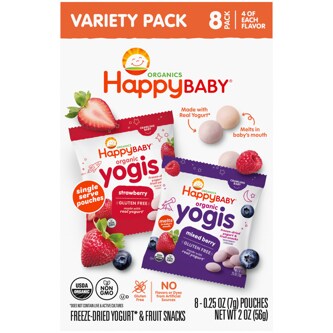 Happy Family Happy Baby Organics Organic Yogis, Variety Pack