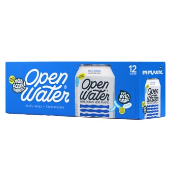 Open Water Still Water +Electrolytes, Cans