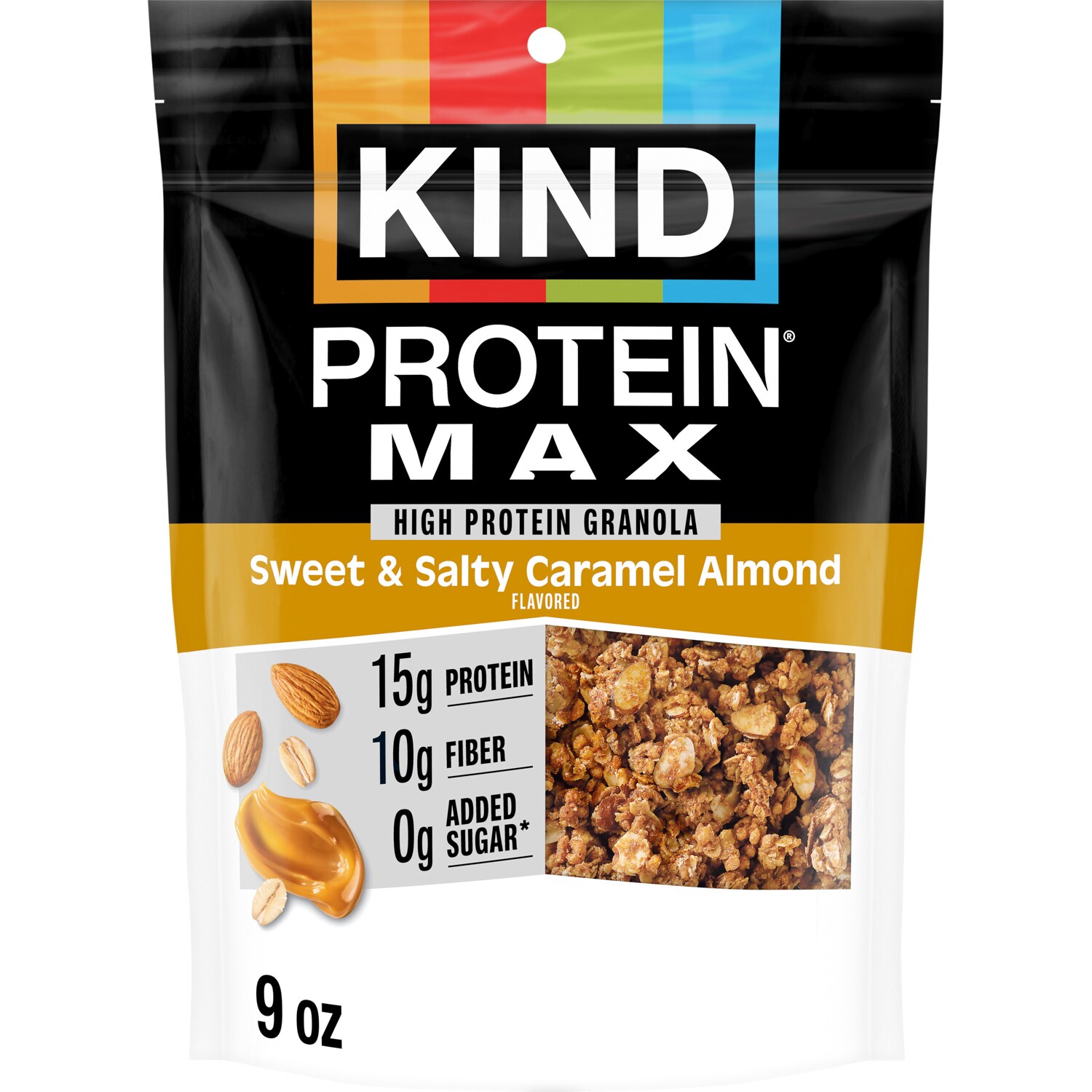 Kind Protein Max Granola, Sweet & Salty Caramel Almond