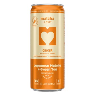 Ito En Matcha Love Tea, Unsweetened Ginger, Can
