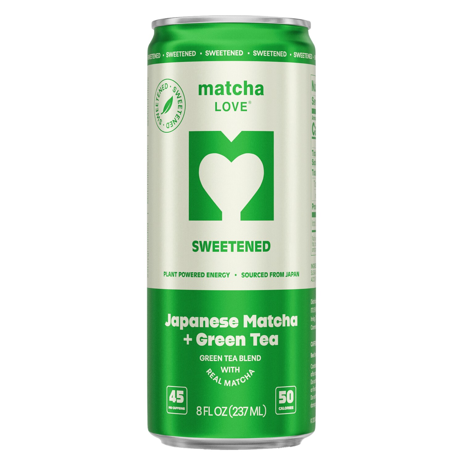 Ito En Matcha Love Tea, Sweetened Green, Can