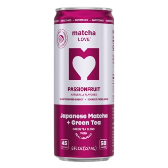 Ito En Matcha Love Tea, Sweetened Passion Fruit, Can