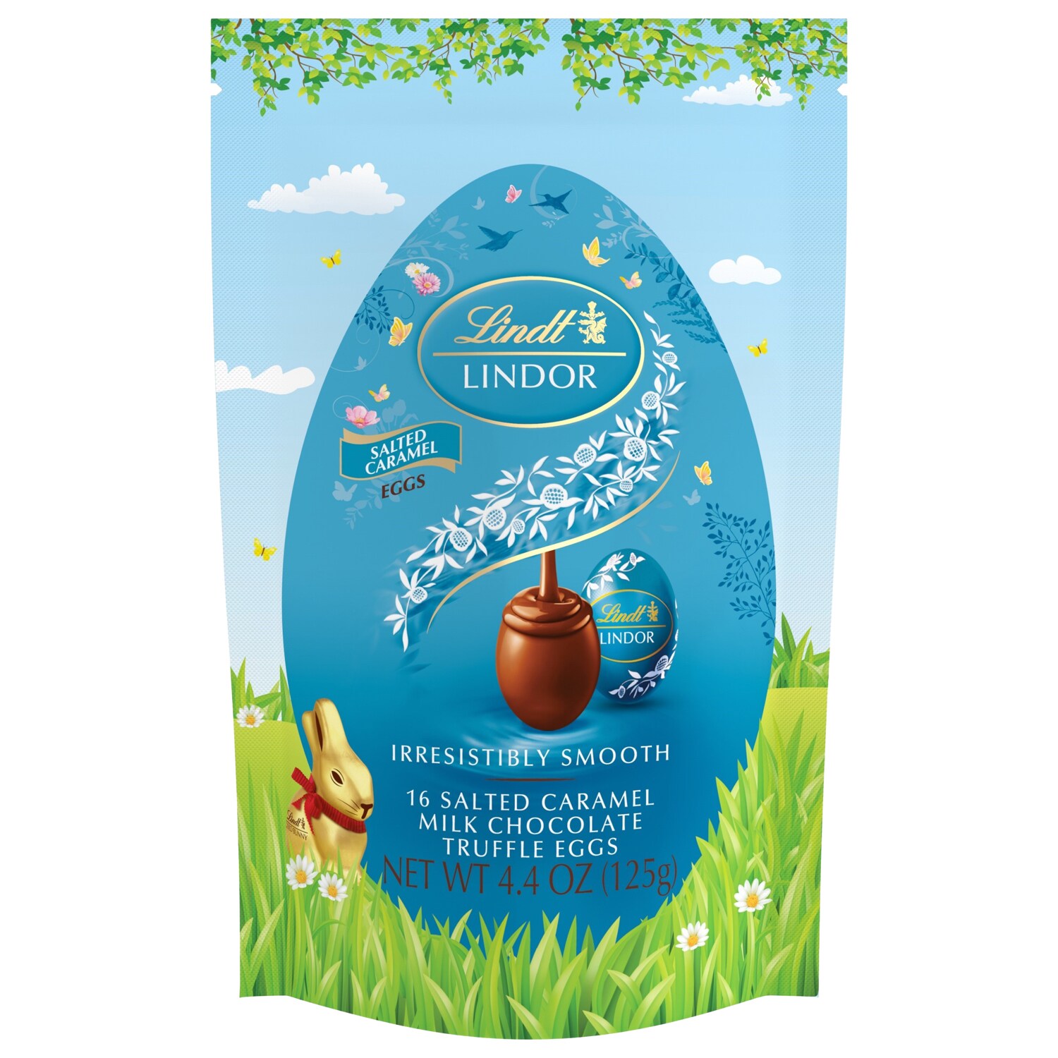 Lindt Lindor Salted Caramel Milk Chocolate Truffle Eggs