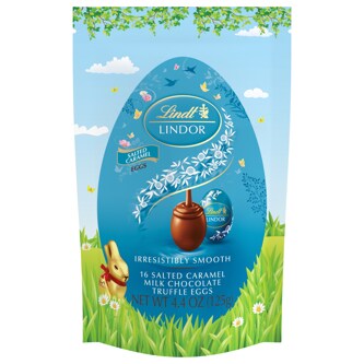 Lindt Lindor Salted Caramel Milk Chocolate Truffle Eggs