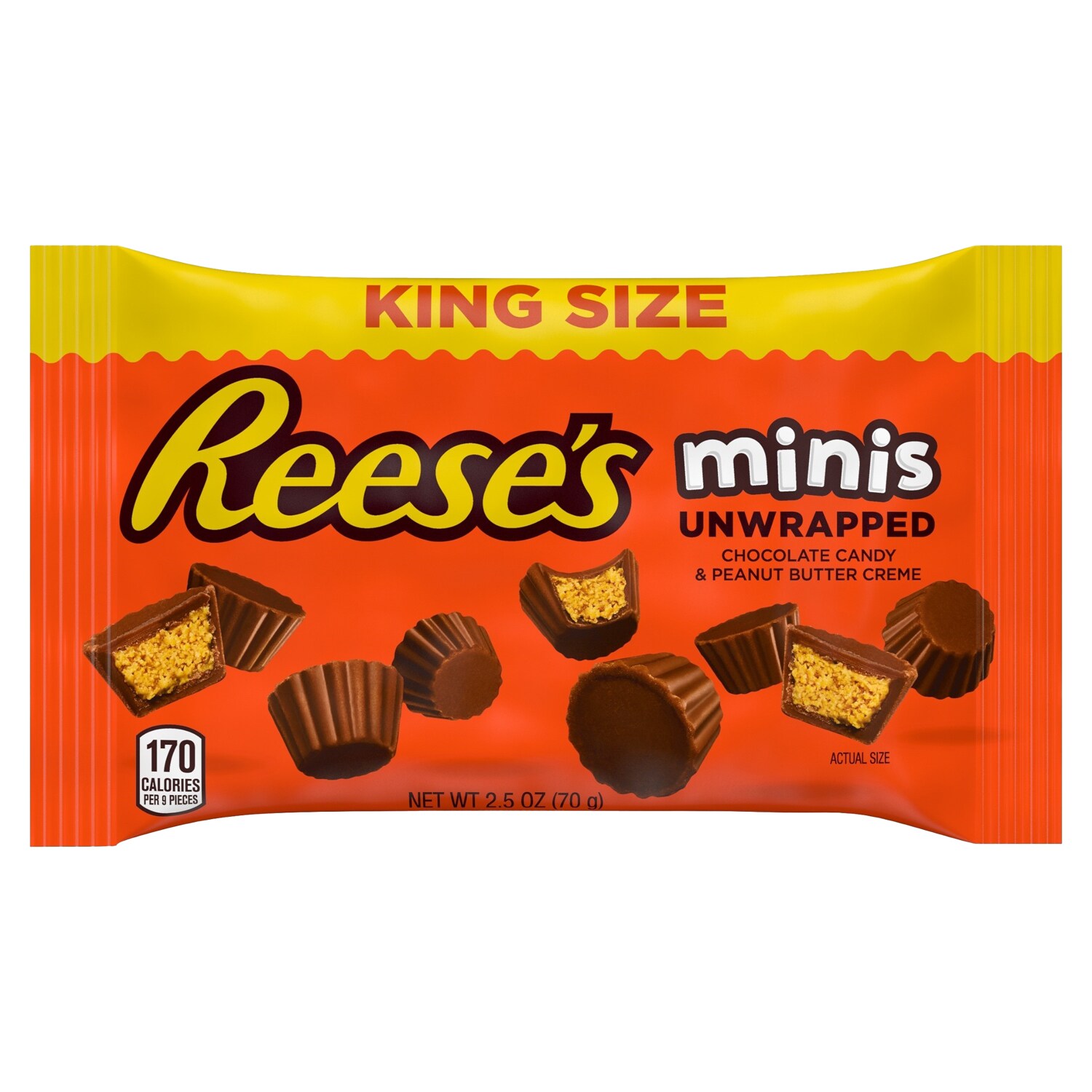 Reese's Mini Cup Peanut Butter, Share Size 