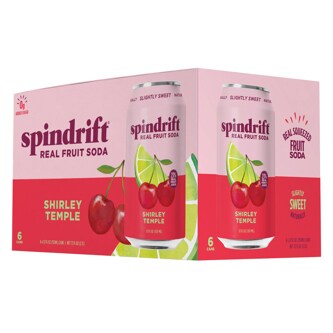 Spindrift Soda, Shirley Temple, Cans