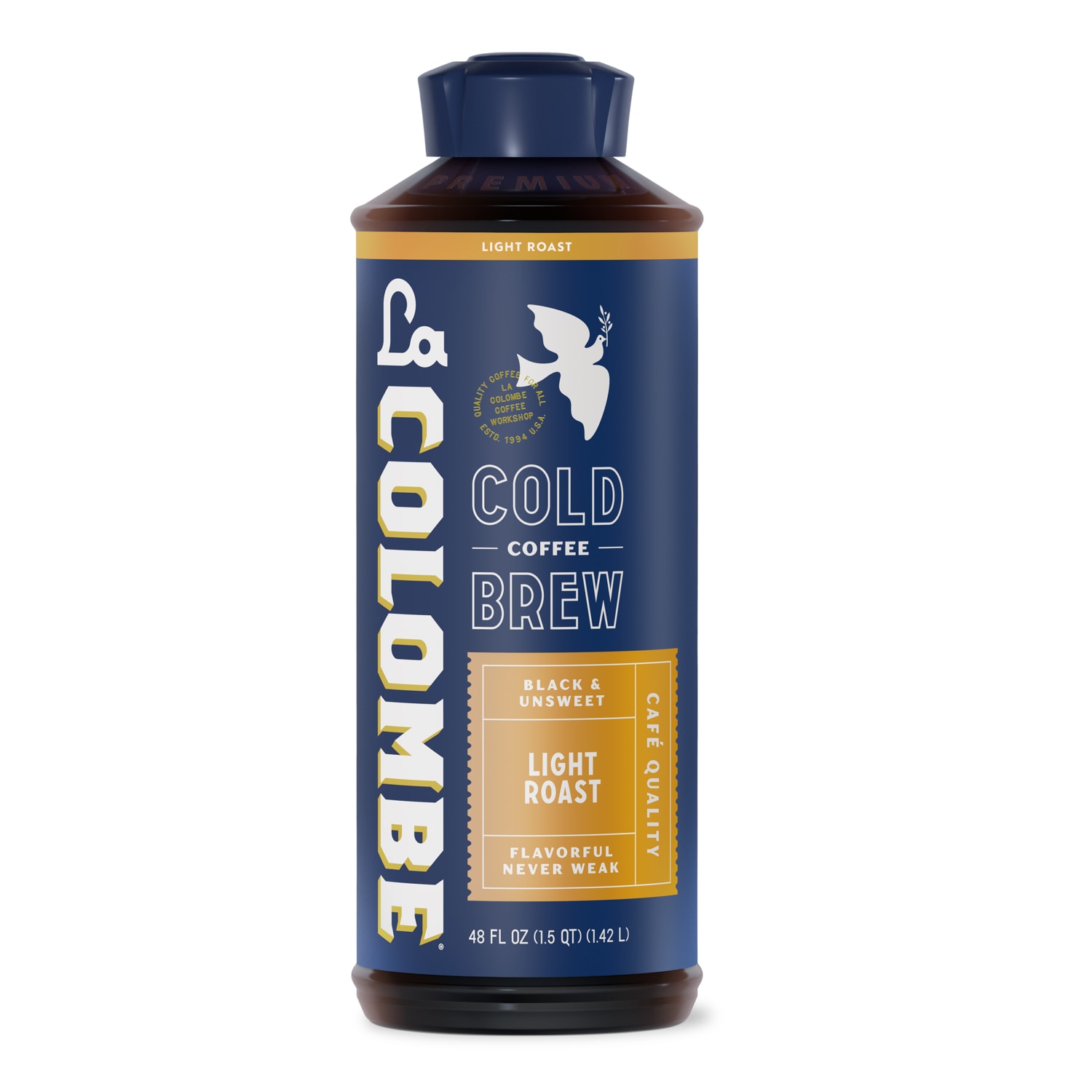 La Colombe Black & Unsweet Cold Brew, Light Roast
