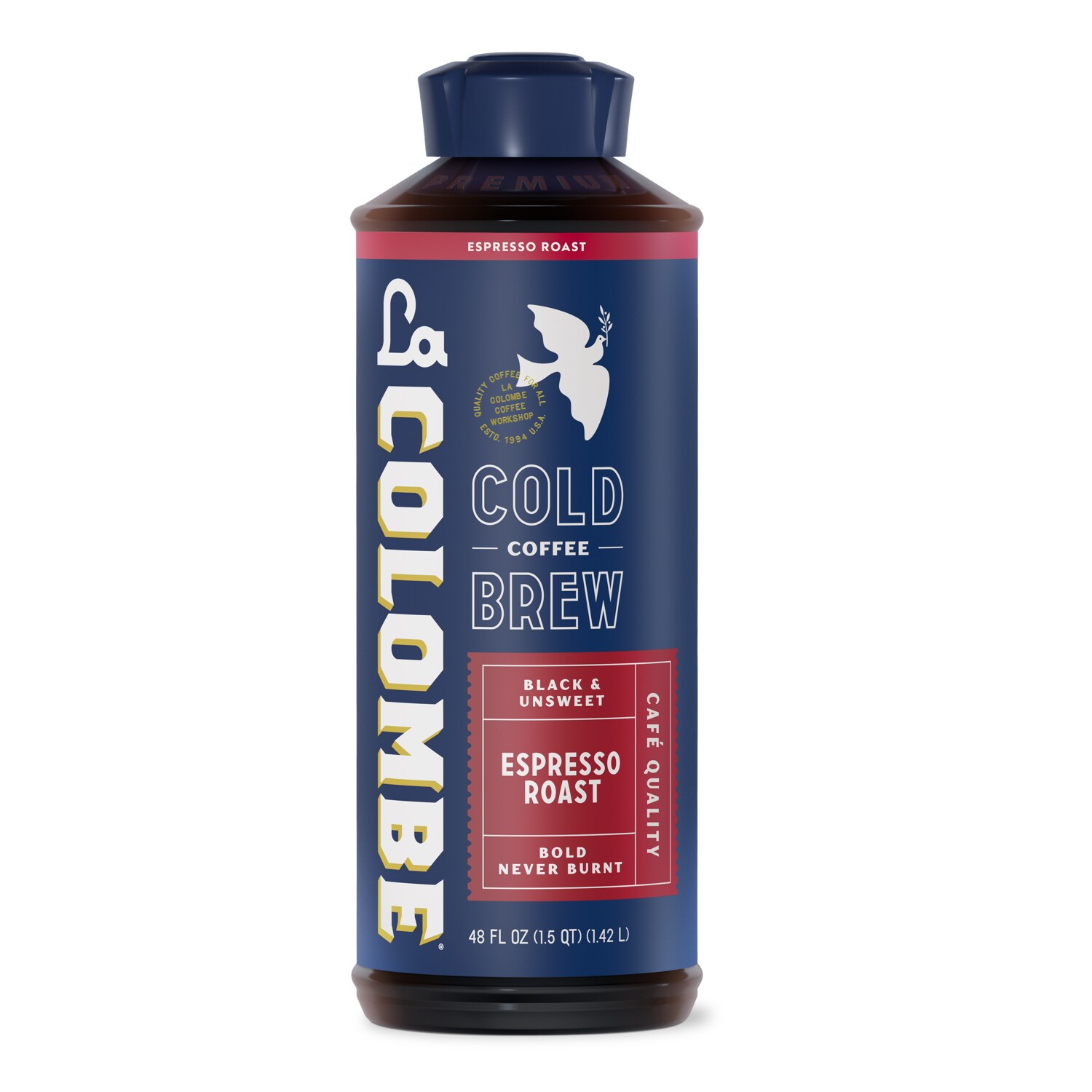 La Colombe Black & Unsweet Cold Brew, Espresso Roast