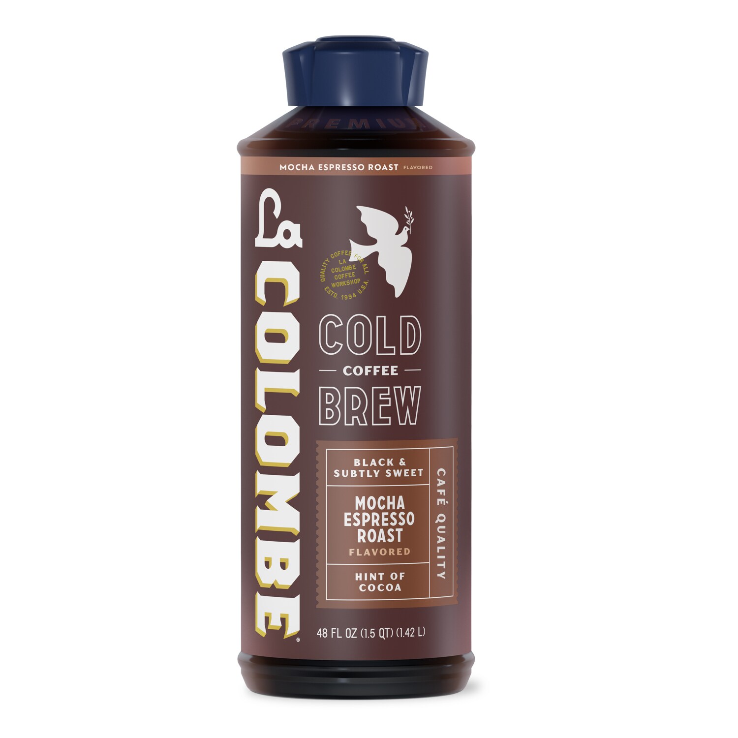La Colombe Black & Unsweet Cold Brew, Mocha Espresso Roast