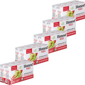 Honest Kids Organic Juice Drink, Super Fruit Punch, Pouches