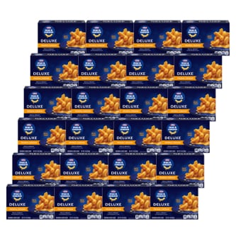 Kraft Deluxe Macaroni and Cheese, Original Cheddar, Case