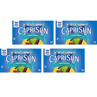 Capri Sun Juice Drink Blend, Pacific Cooler, Pouches, Case