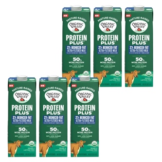 Organic Valley Lactose Free Protein Plus 2% Reduced-Fat Milk, Carton, Case
