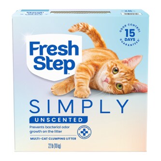 Fresh Step Clumping Cat Litter, Simply Unscented