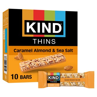 KIND Thins Gluten Free Bars, Caramel Almond & Sea Salt