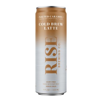 RISE Brewing Co. Nitro Cold Brew Coffee, Salted Caramel, Can