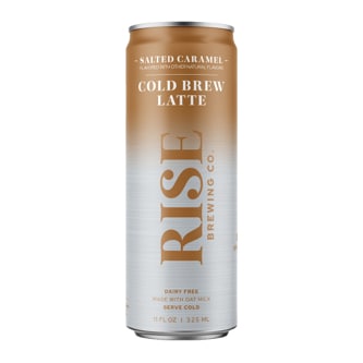 RISE Brewing Co. Nitro Cold Brew Coffee, Salted Caramel, Can