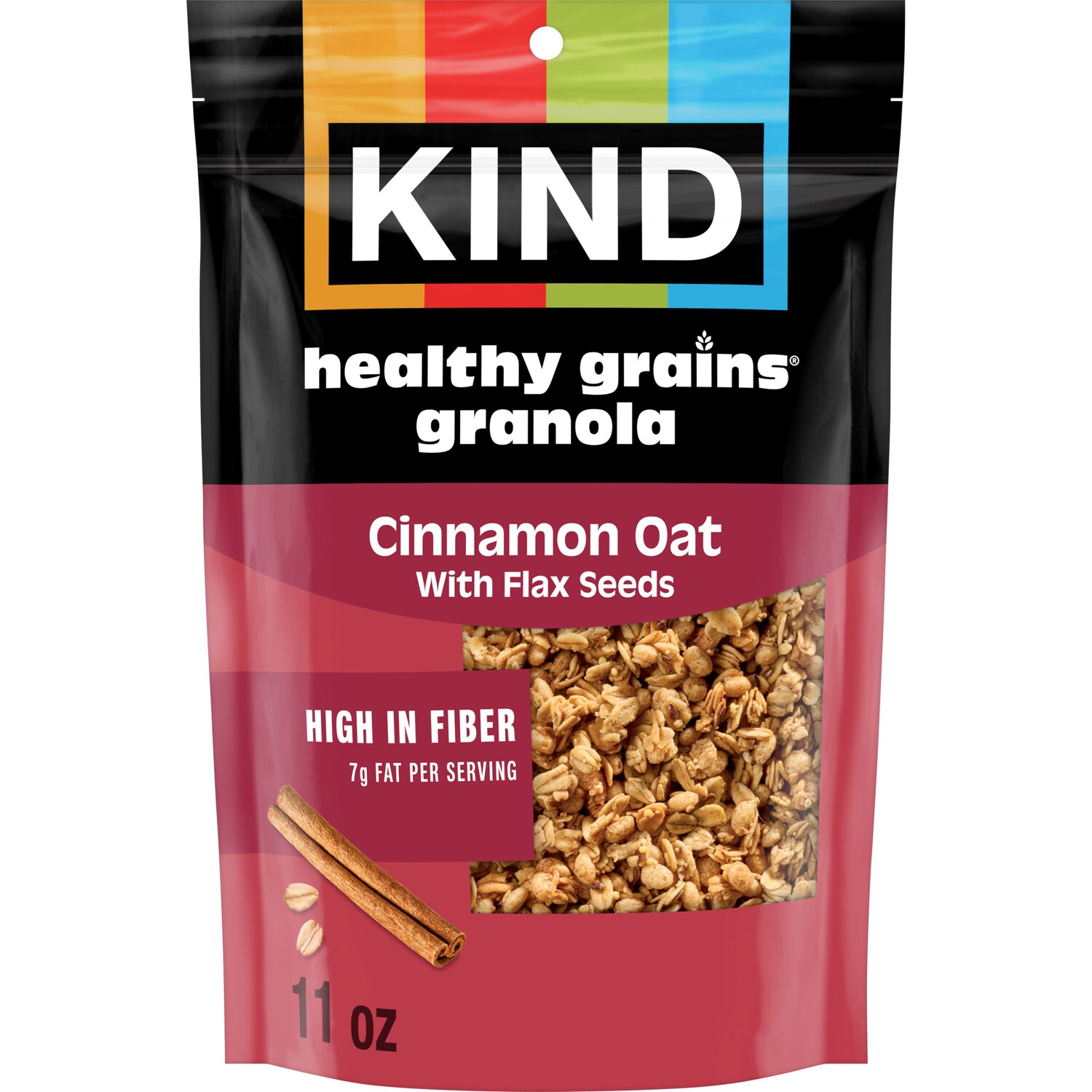 KIND Healthy Grains Granola, Cinnamon Oat with Flax Seeds